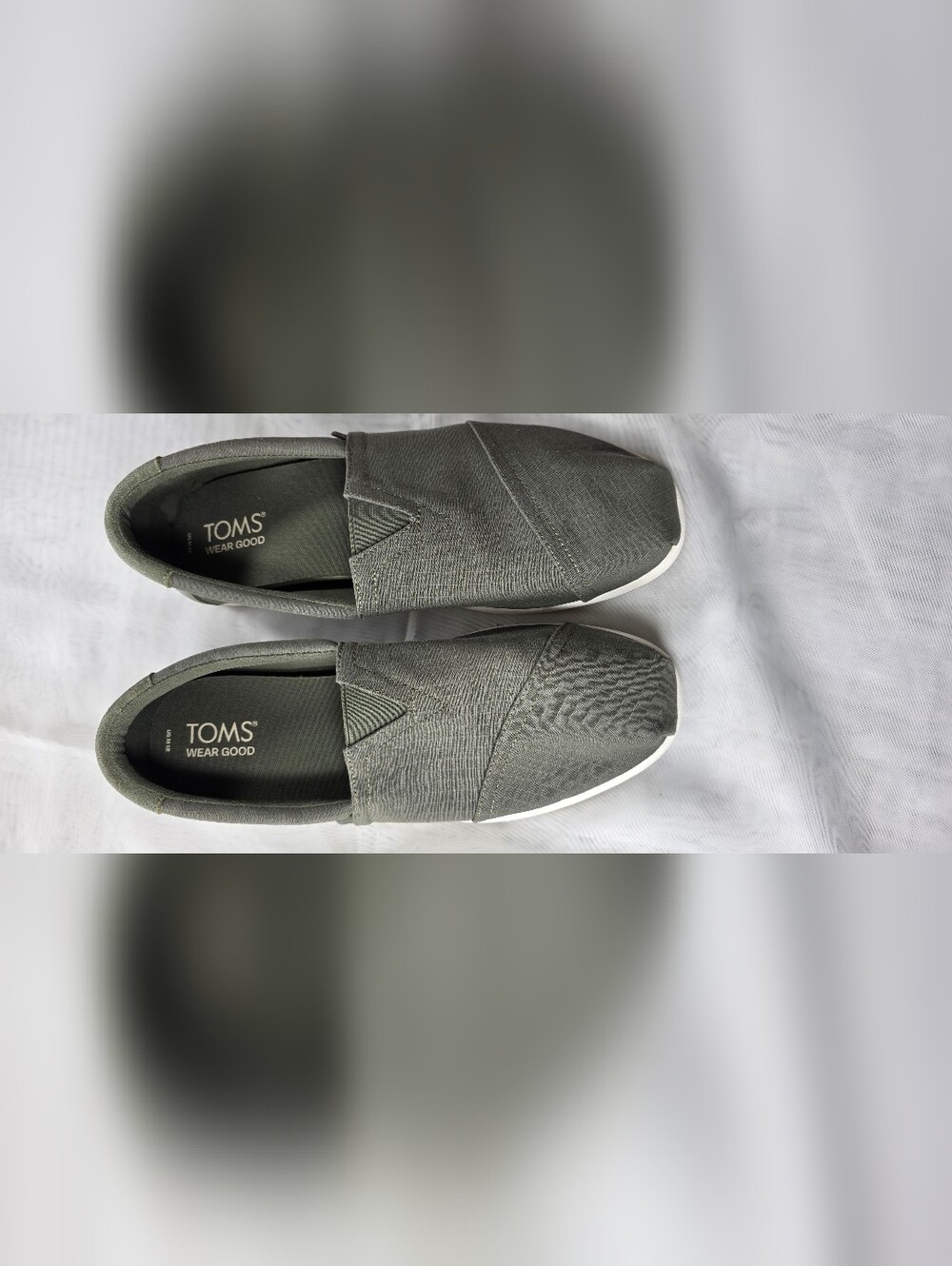 Toms Casual Slip-On Men's Shoe in Olive Green